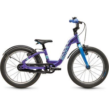 Bicicleta Niño S'COOL NIXE EVO Rueda libre 18" Azul 0